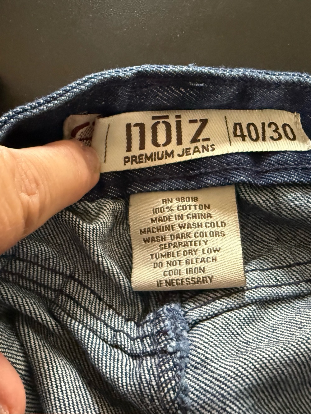 Vintage NOIZ  Jeans Premium Men's 40 X 30